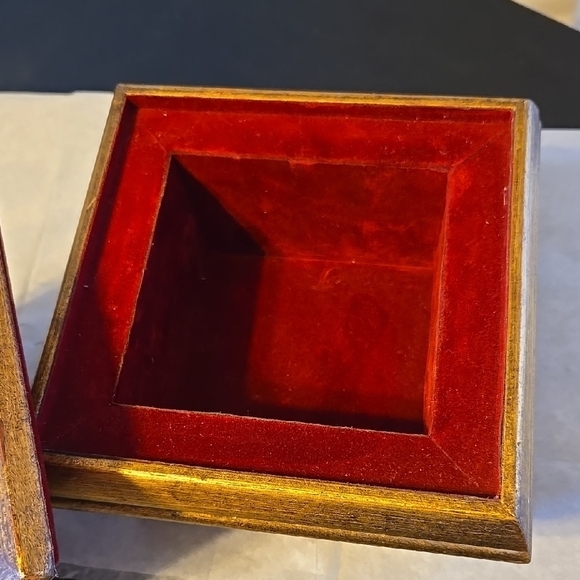 Gold and Brown Decorative Box - Picture 8 of 11